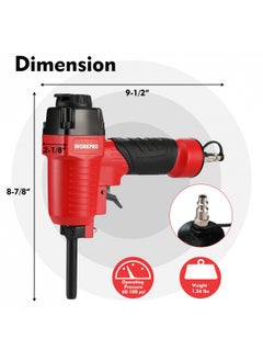 WORKPRO Pneumatic Nail Remover, Professional Heavy Duty Punch Nailer/Nail Puller/Nail Remover for Wood Workpieces, 60-100 PSI Denailer Removes 9-16 Gauge Nails