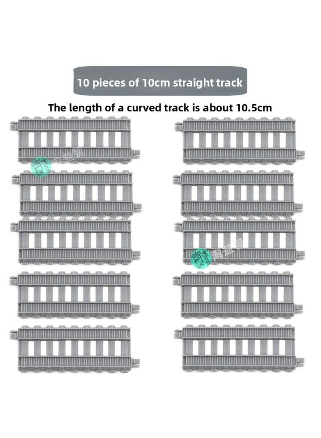 Toy Train Track Accessories Master Version Compatible Track Transfer Extension Straight Track Curved Track Bifurcated Track 