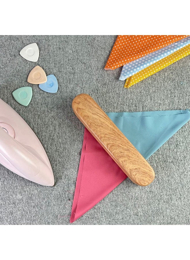 Tailors Clapper For Quilting Hard Wood Professional Multipurpose Durable For Seam Ironing Flattening Tool. Great For Setting Fabric Folds Accenting Clothing Wrinkle Sewing.