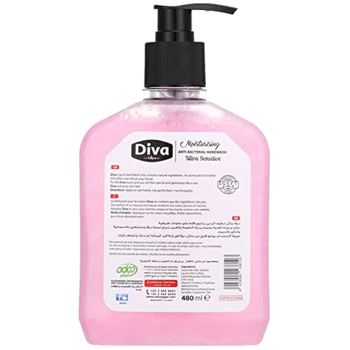 Diva Liquid Hand soap 480 Ml Ultra Softness - Image 2