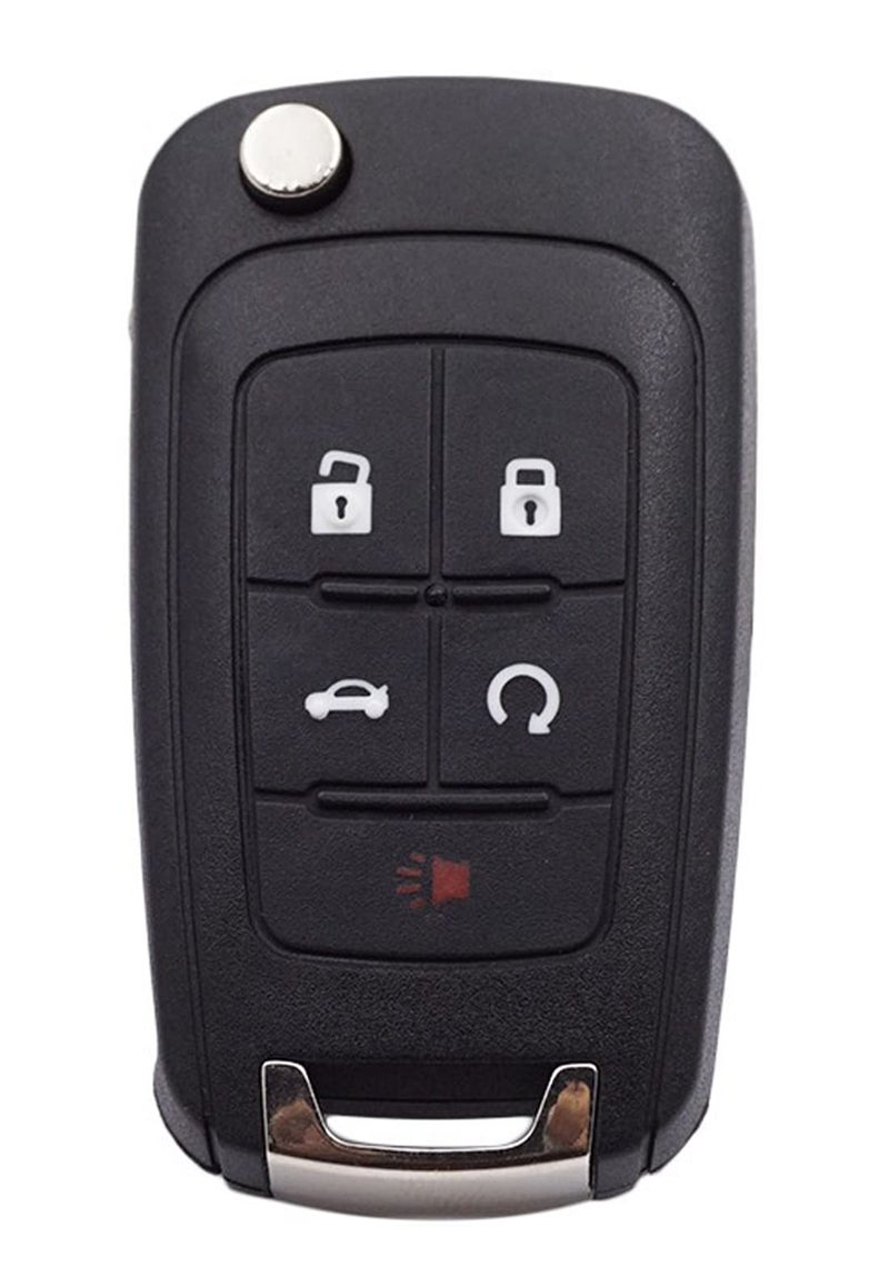 BTOZRF 5 Buttons Keyless Remote Flip Car Key Fob Fit for Chevy Camaro 2010-2016/Chevy Cruze 2010-2016/Chevy Equinox 2010-2016/Chevy Malibu 2010-2016 FCC OHT01060512 (1) - Image 5
