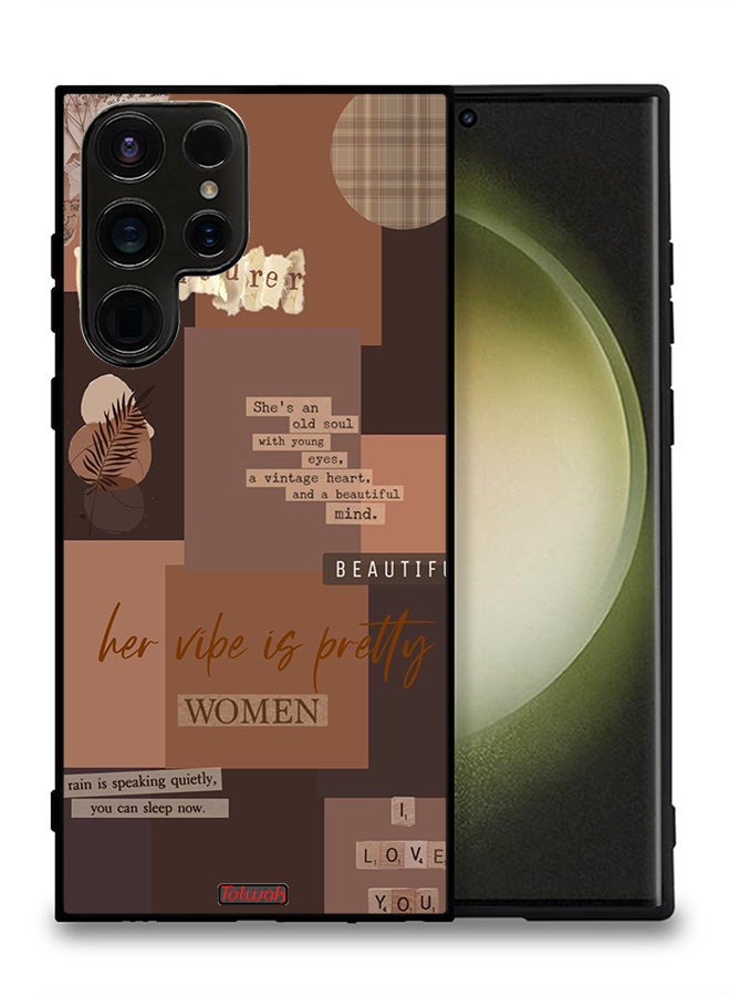 Tolwak Samsung Galaxy S23 Ultra 5G Protective Case Cover Adventurer Women - Image 2