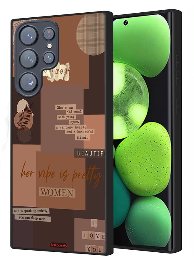 Tolwak Samsung Galaxy S23 Ultra 5G Protective Case Cover Adventurer Women - Image 1