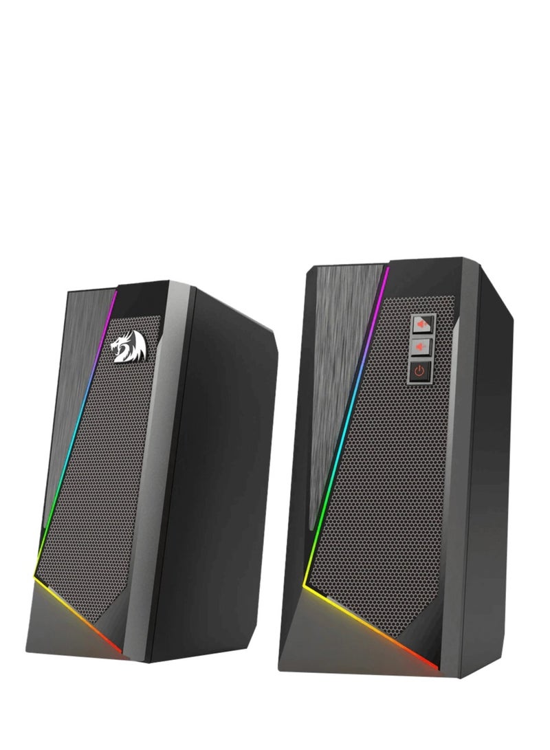 Redragon GS520 Anvil RGB Desktop Speakers - Image 1