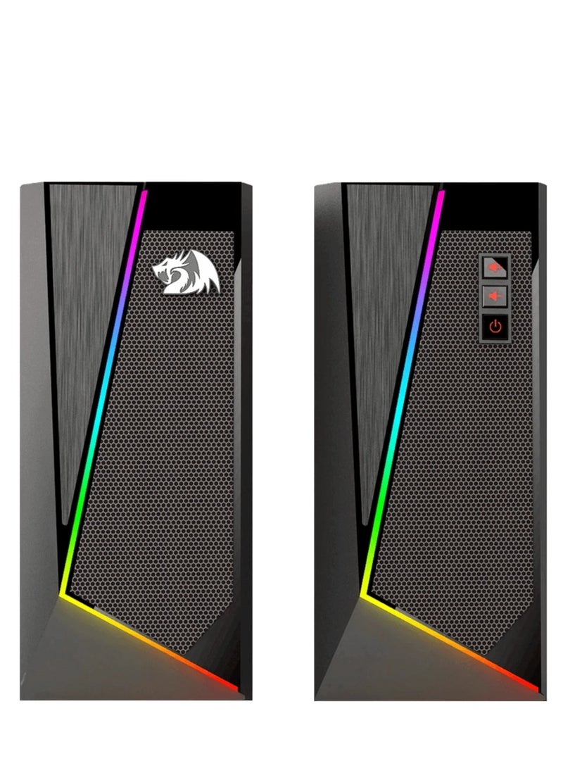 Redragon GS520 Anvil RGB Desktop Speakers - Image 2