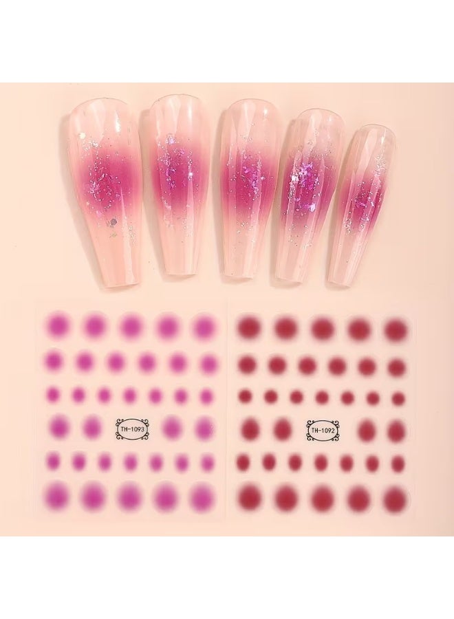 Goolsky 2pcs Classic Nail Stickers | Light Color to Enhance Your Style - Image 1