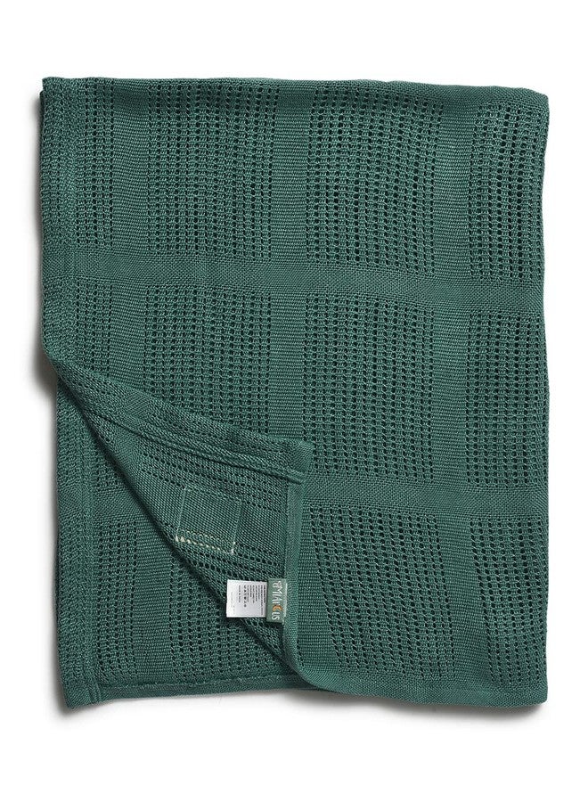 Mi Arcus Premium Ultra Soft Solid Blanket for Baby Boys Girls 1-3 Y, 120X90 cm - Green - Image 4