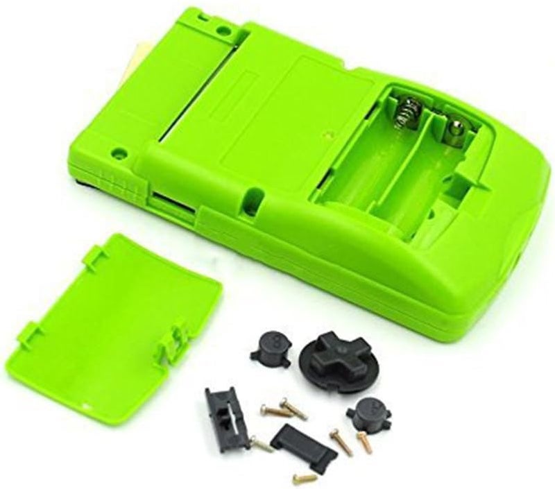Ambertown Replacement Full Housing Shell Case Cover for Gameboy Color GBC (Lime Green)
