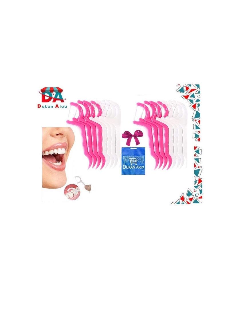 خلة اسنان بلاستيك - 2 علبة +   شنطه دكان علاء - Image 1