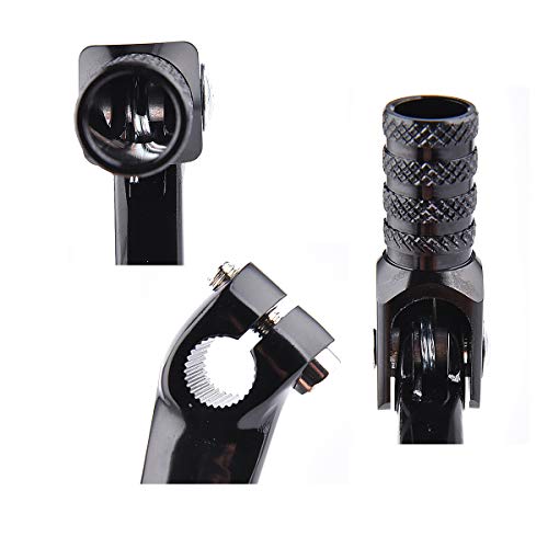 RUTU Folding Gear Shifter Shift Lever, Aluminum Dirt Bike Shift Lever, Compatible with XR50 CRF50 XR CRF 50cc 70cc 90cc 110cc 125c Motorcycle, Dirt Pit Bike Lifan 6061 Aviation Aluminum - Image 4