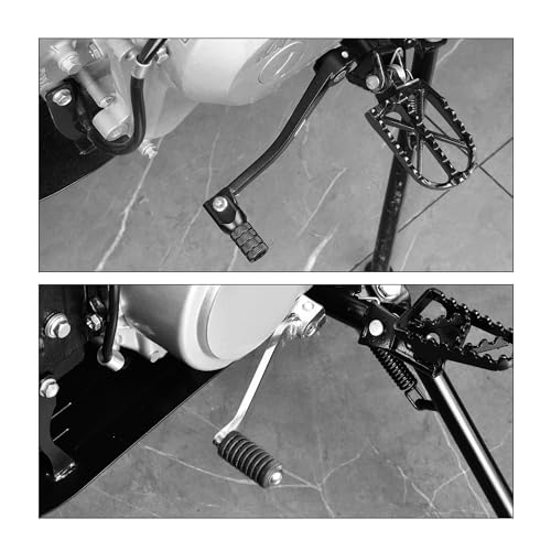 RUTU Folding Gear Shifter Shift Lever, Aluminum Dirt Bike Shift Lever, Compatible with XR50 CRF50 XR CRF 50cc 70cc 90cc 110cc 125c Motorcycle, Dirt Pit Bike Lifan 6061 Aviation Aluminum - Image 3