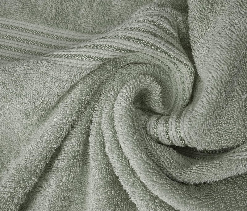 ZUPERIA Zuperia Bath Sheets 35 x 70 Set of 2 Ultra Soft 600 GSM 100 Combed Cotton Extra Large Bath Towels Highly Absorbent Daily Usage Bath Sheet Set Ideal for Pool Home Gym Spa Hotel Light Grey  - Image 5