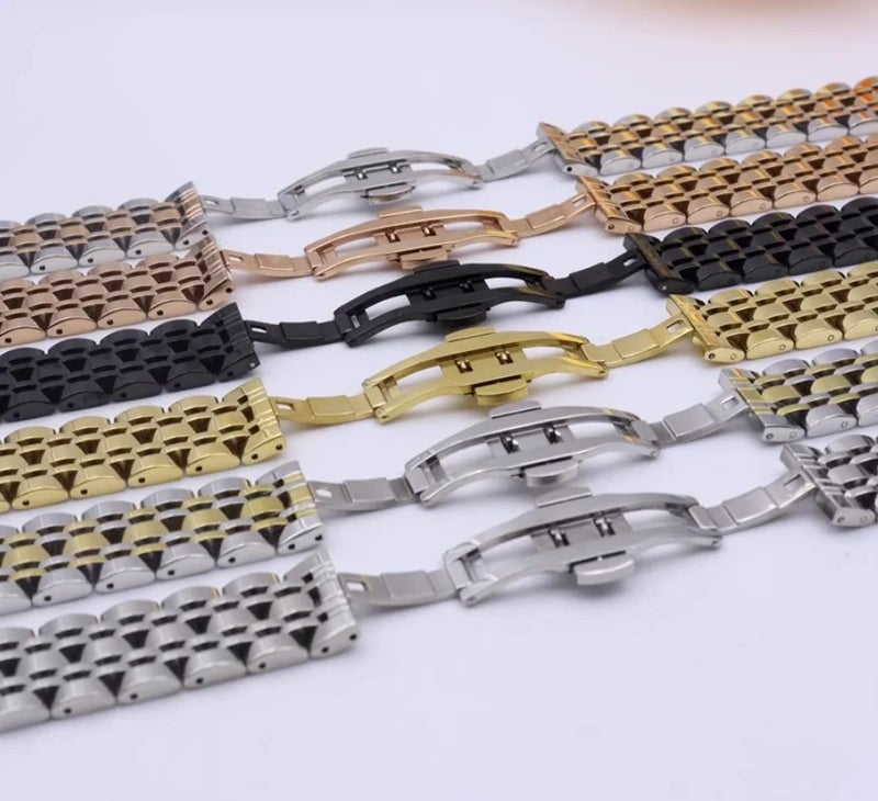 Bluejw Hot Selling Stainless Steel 7-Link Metal Watch Strap – Replace the Watch Strap Easily, Fits 10MM to 24MM Watches - Image 4