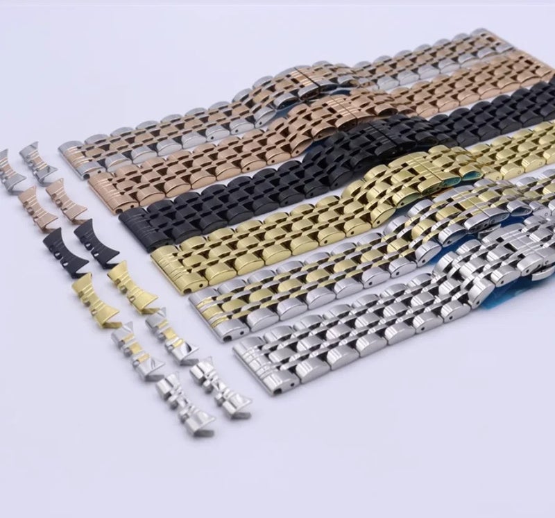 Bluejw Hot Selling Stainless Steel 7-Link Metal Watch Strap – Replace the Watch Strap Easily, Fits 10MM to 24MM Watches - Image 3