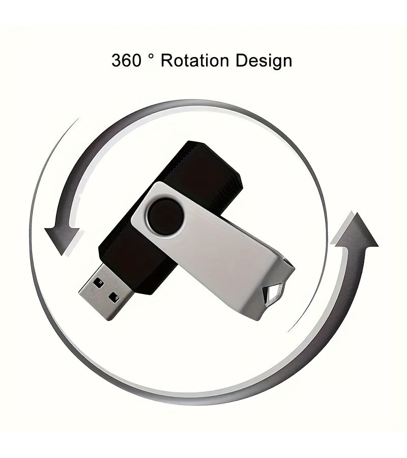 محوّلة بيانات USB مخصصة 10 قطع سعة 128 ميجابايت باللون الأسود ذاكرة للحواسيب المكتبية والمحمولة - Image 4