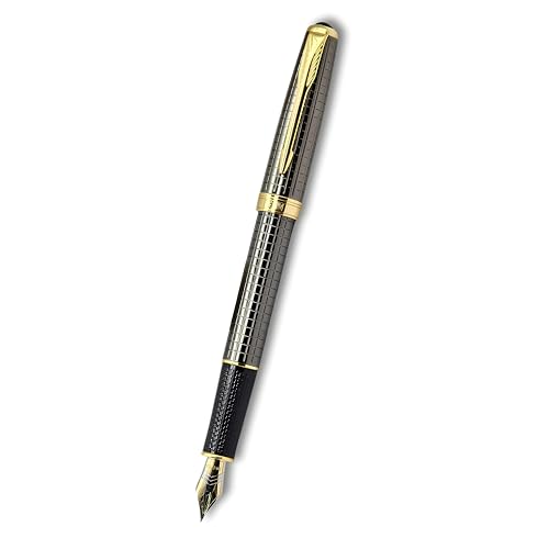 THE VENTI Venti Fountain Pen – Metal Luxury Pen, Schmidt Nib (Medium), Best Pen Gift Set for Men & Women, Professional, Executive, Office, Nice Pens,Return Gift (F111-Grey) - Image 5