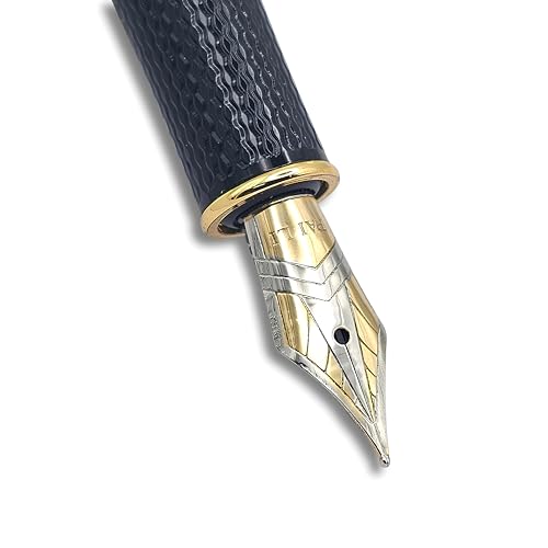 THE VENTI Venti Fountain Pen – Metal Luxury Pen, Schmidt Nib (Medium), Best Pen Gift Set for Men & Women, Professional, Executive, Office, Nice Pens,Return Gift (F111-Grey) - Image 4