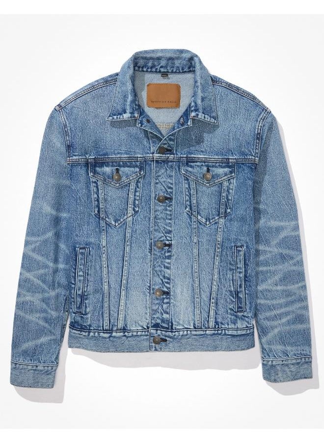 American Eagle - Casual Denim Trucker Jacket - Image 1