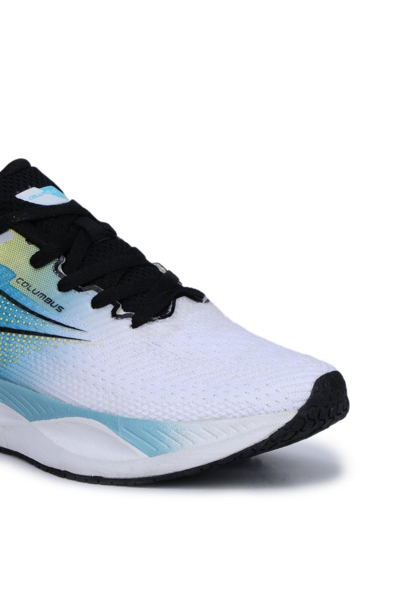Columbus Archer Sports Shoes - Running Shoes|Walking Shoes| Training & Gym Shoe | Outdoors Shoe for Men (White & Pista Green), UK 8 - Image 4