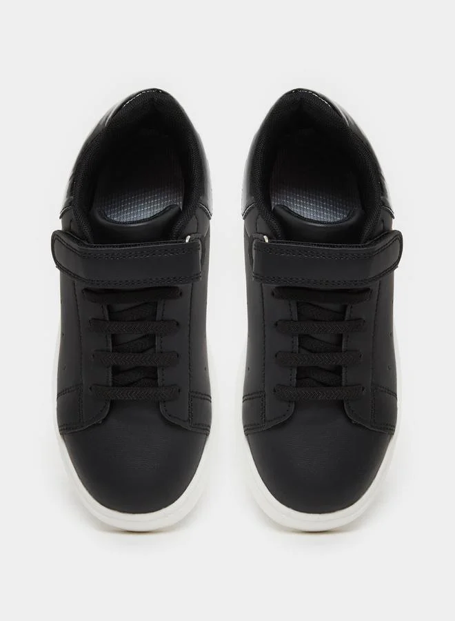 Styli Styli Teen Plain Hook and Loop Sneakers