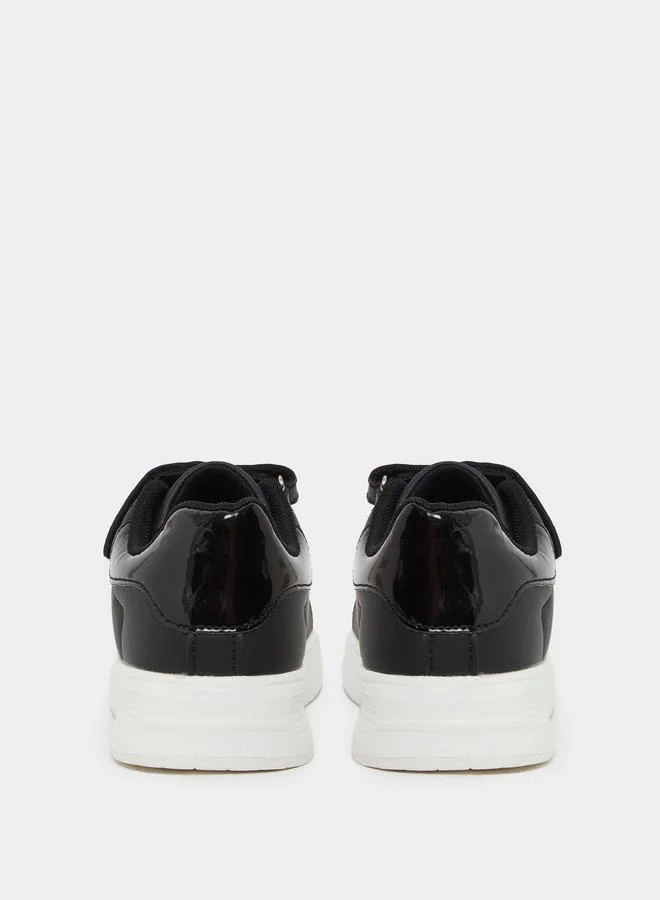 Styli Styli Teen Plain Hook and Loop Sneakers