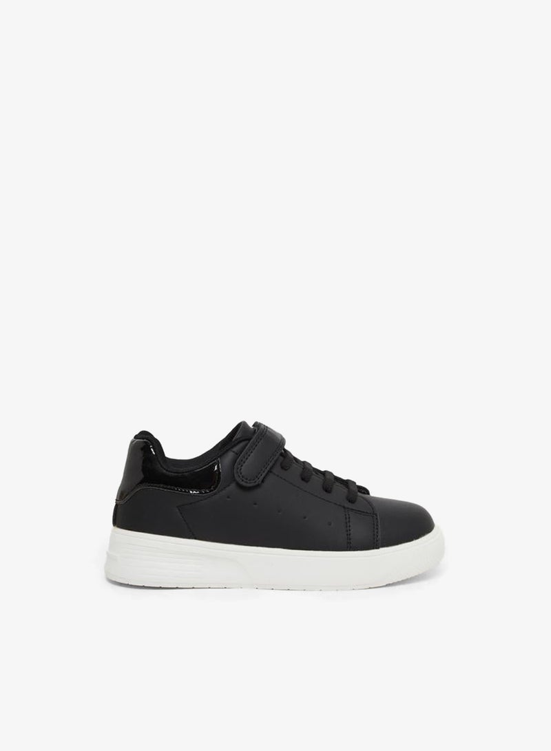 Styli Teen Plain Hook and Loop Sneakers - Image 1