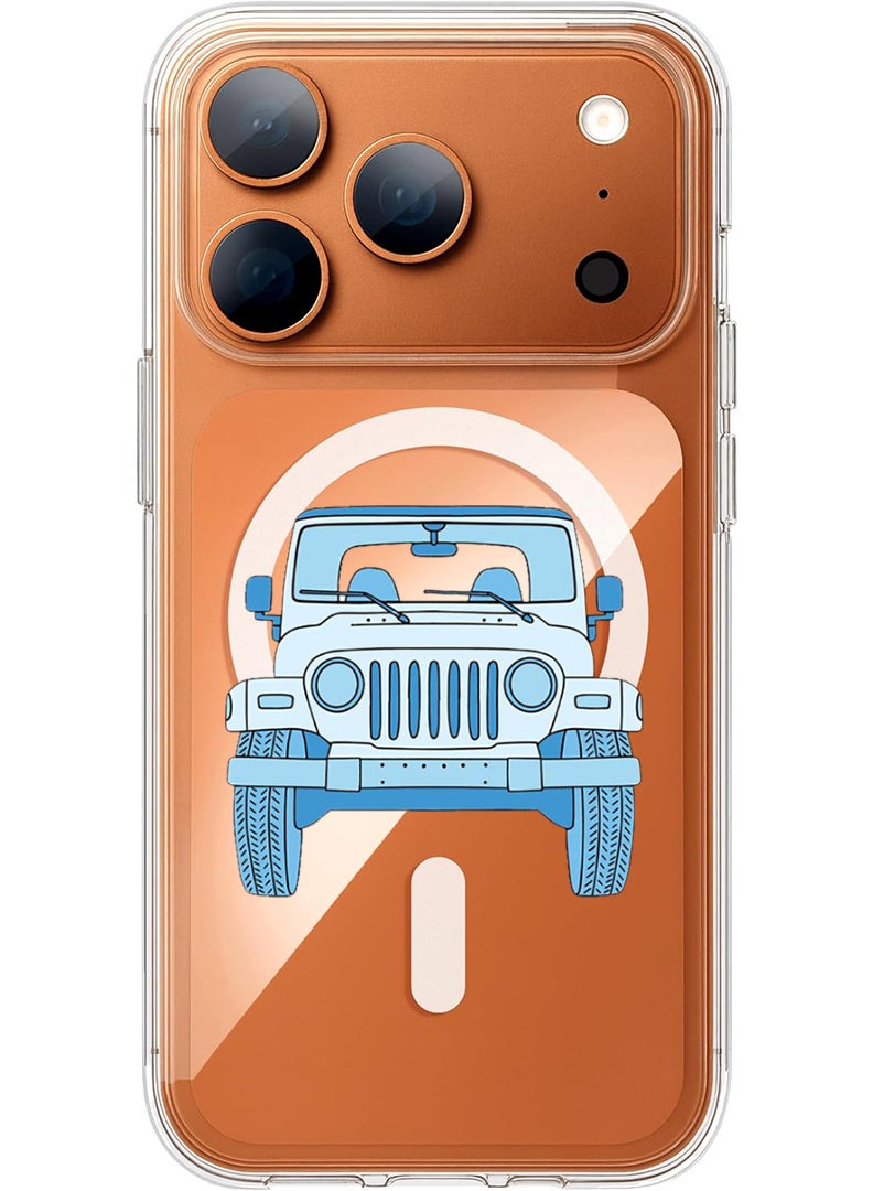 Theodor Magnetic Case for Apple iPhone 17 Pro Max Compatible with MagSafe Wireless Charging, Shockproof Phone Bumper Cover - Joker - Image 1