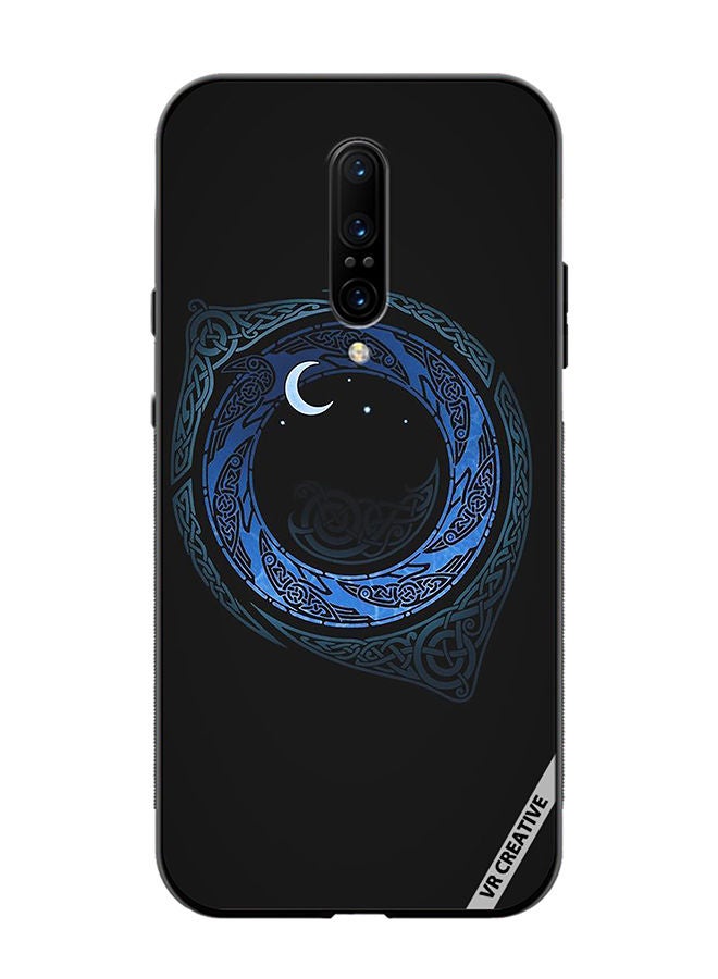 VR CREATIVE Protective Case Cover For OnePlus 7 Pro Moonlight Design Multicolour - Image 1