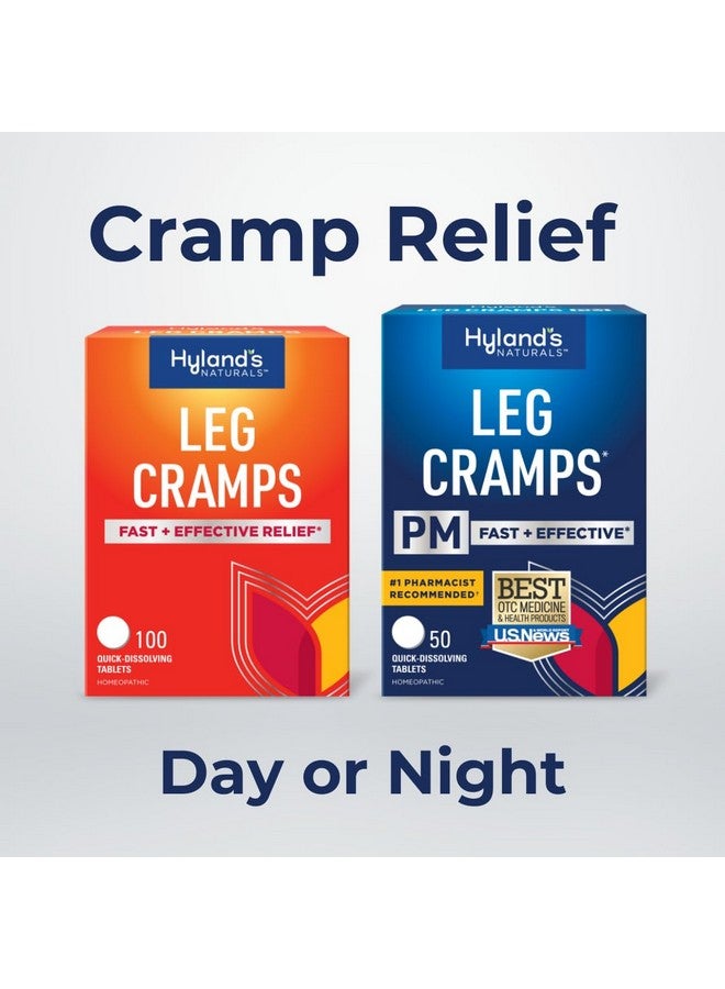 Hyland's, Leg Cramps PM Tablets, Nighttime Formula, Natural Relief of Calf, Foot and Leg Cramps at Night, Quick Dissolving Tablets, 50 Count - Image 3