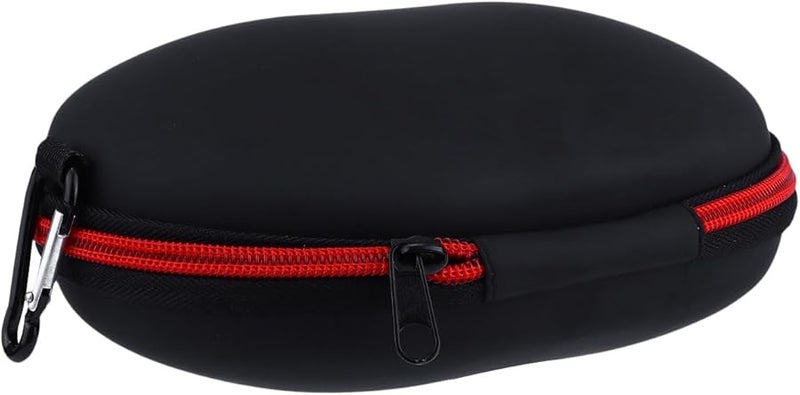 Lightweight Compact Headphone Storage Case Bag Portable Organizer for Travel Daily Use Black - Image 1