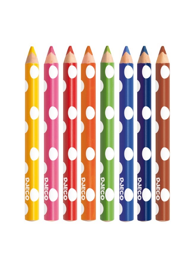 دجيكو أقلام تلوين 8 ألوان للأطفال - Image 4