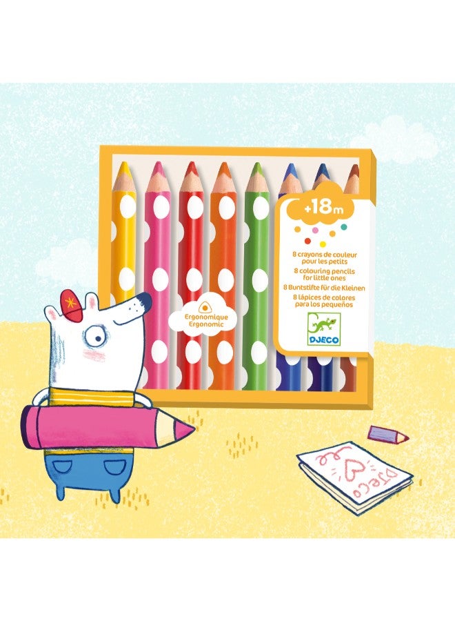 دجيكو أقلام تلوين 8 ألوان للأطفال - Image 2