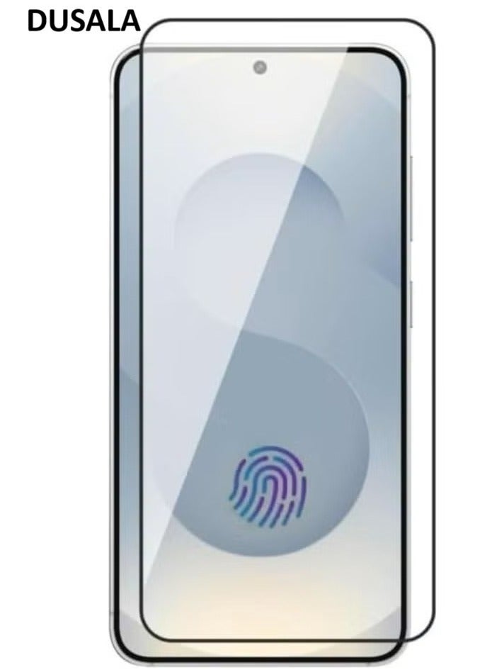 DUSALA Screen Protector for Samsung Galaxy S25 9D Full Coverage Anti-Scratch High Transparency Bubble-Free Tempered Glass Support Fingerprint Unlock Screen Protector For Samsung Galaxy S25 2025 - Image 1