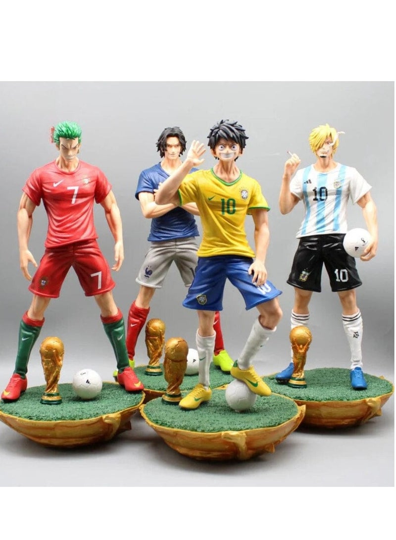 Zoro Anime One Piece: FIFA World Cup Roronoa Zoro X Cristiano Ronaldo Figure - Image 5