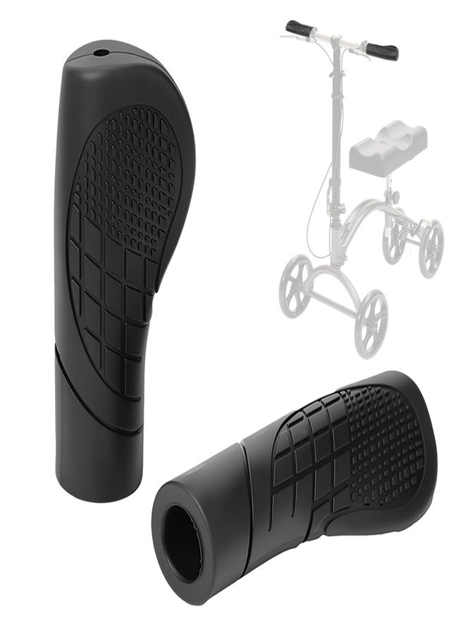 MUROCEA Knee Scooter Hand Grips - 7/8" Replacement Handles for Rollator Walkers, Wheelchairs & Mobility Aids, 2 Pcs - Image 1