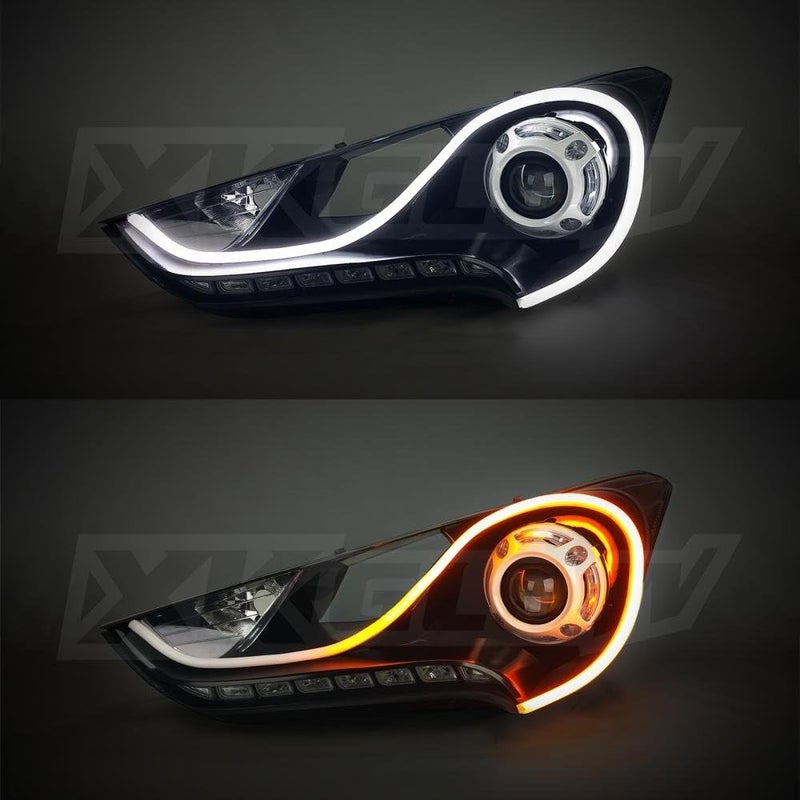 XKGLOW 2pc 24" Sequential Switchback LED Strip Kit for Headlights - Image 1