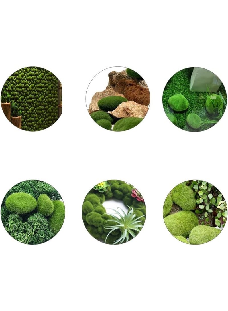 Daytoyz Pack of 10 Artificial Moss Balls 2 Sizes - Green Moss Balls for Decorative Purposes, DIY Crafts and Model Making - Image 4