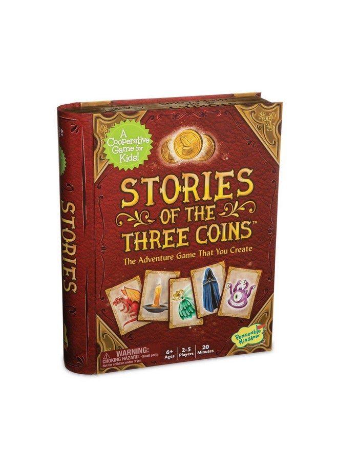 Peaceable Kingdom Stories of The Three Coins - Cooperative Storytelling Game - Use Teamwork to Win! - Great for Families with Kids Ages 6 & up - Fun Classroom Game - Image 1