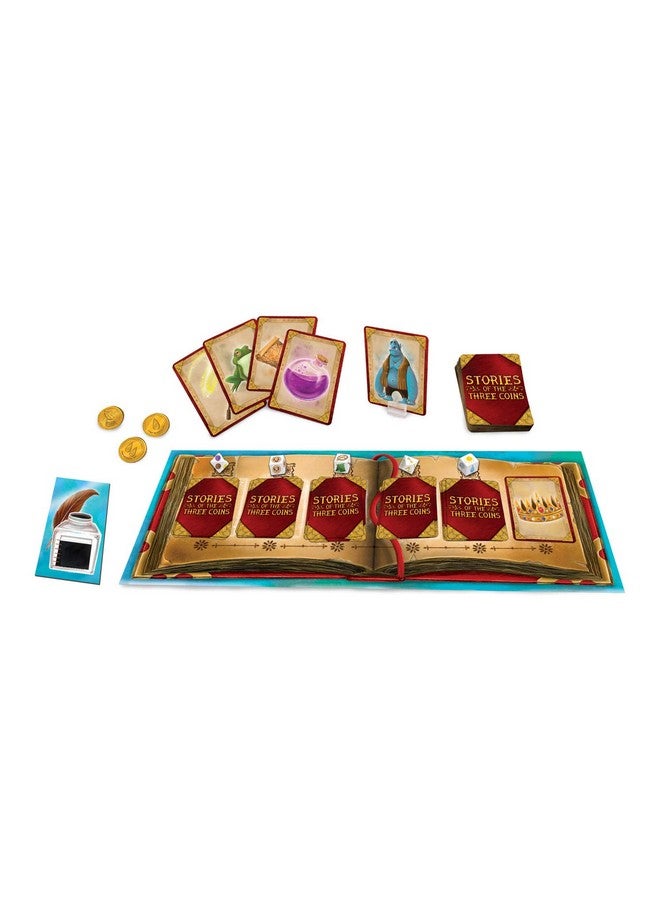 Peaceable Kingdom Stories of The Three Coins - Cooperative Storytelling Game - Use Teamwork to Win! - Great for Families with Kids Ages 6 & up - Fun Classroom Game - Image 2