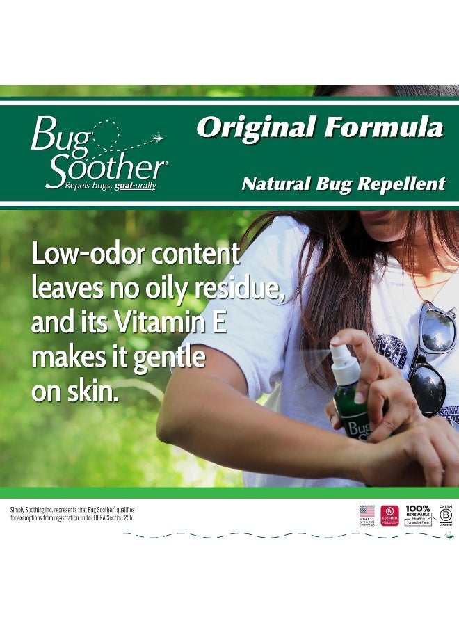 Bug Soother Spray 8 Oz - Natural Mosquito, Gnat And Insect Deterrent And Repellent With Essential Oils  - Image 5
