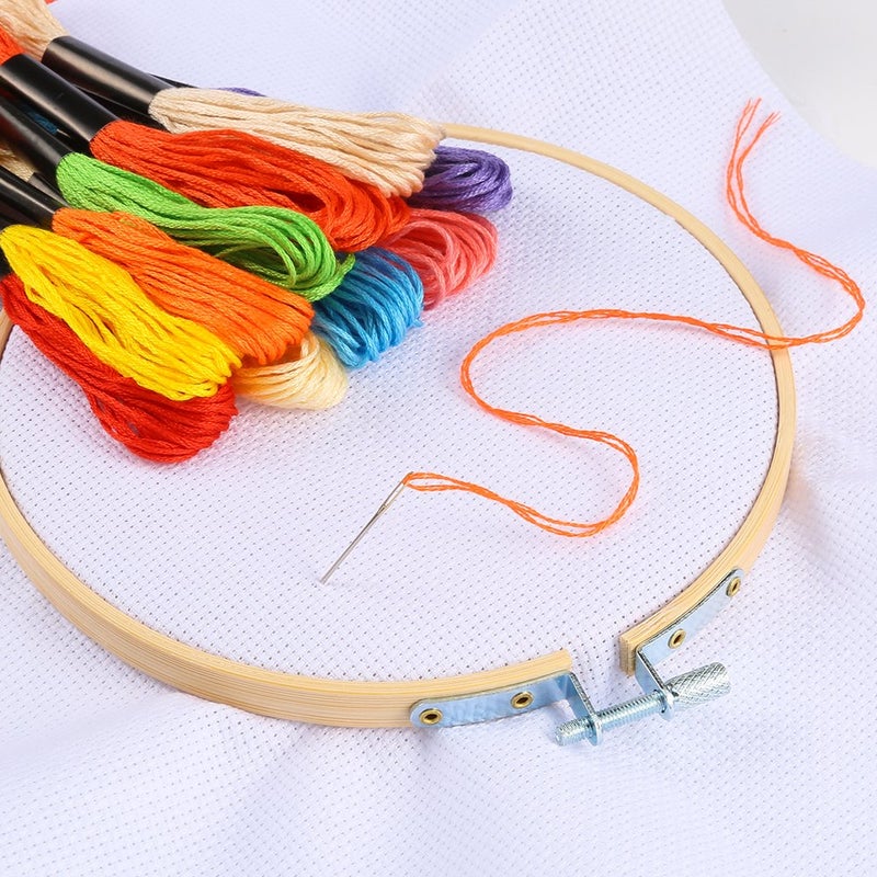 Pllieay بلياي قماش أيدا كلاسيكي احتياطي كبير الحجم 14 عد، أبيض، قماش تطريز، 59 × 39 بوصة - Image 5