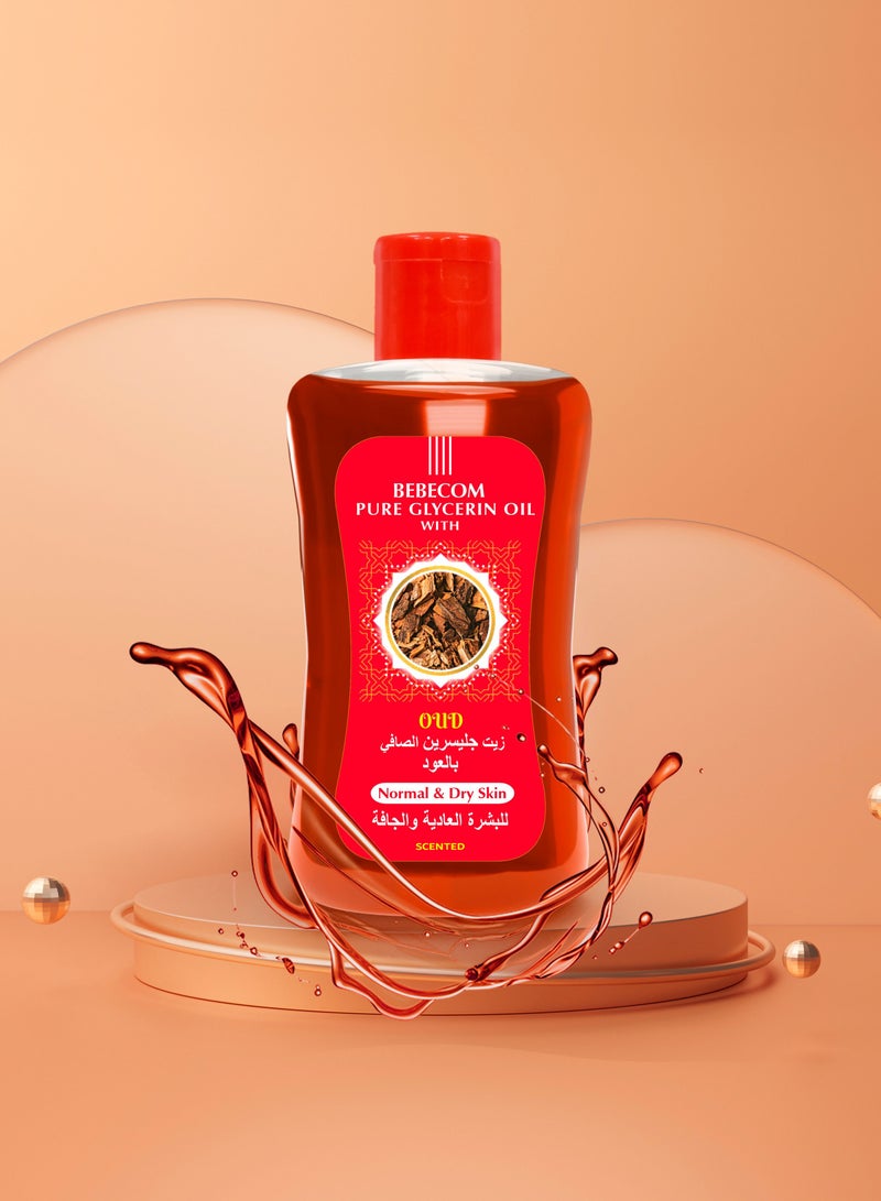 Bebecom بيبيكوم زيت الجلسرين النقي بالعود للبشرة العادية والجافة 100 مل - Image 3