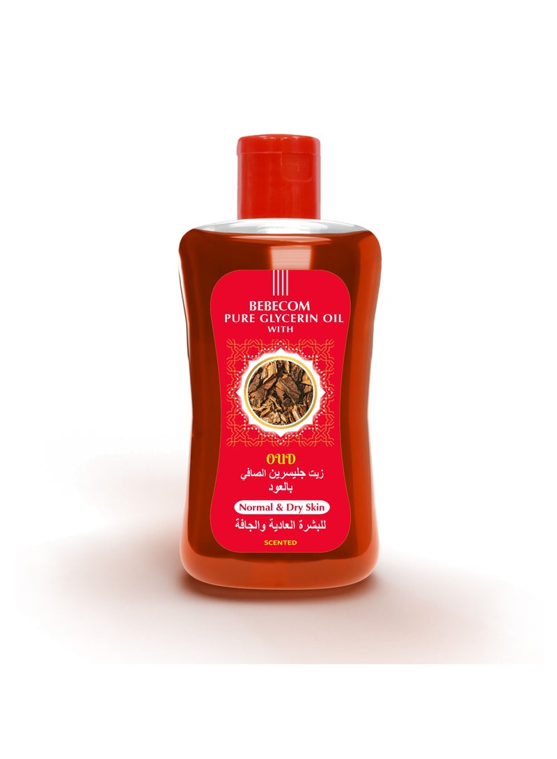 Bebecom بيبيكوم زيت الجلسرين النقي بالعود للبشرة العادية والجافة 100 مل - Image 1