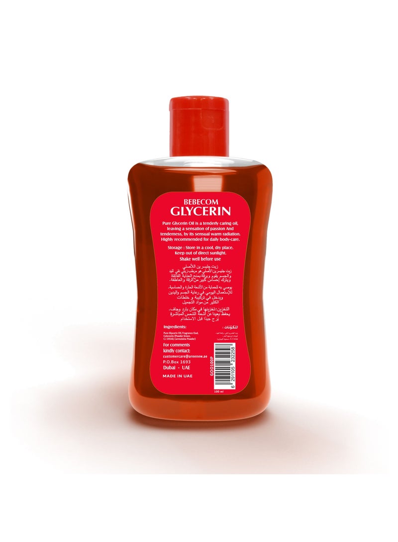 Bebecom بيبيكوم زيت الجلسرين النقي بالعود للبشرة العادية والجافة 100 مل - Image 4