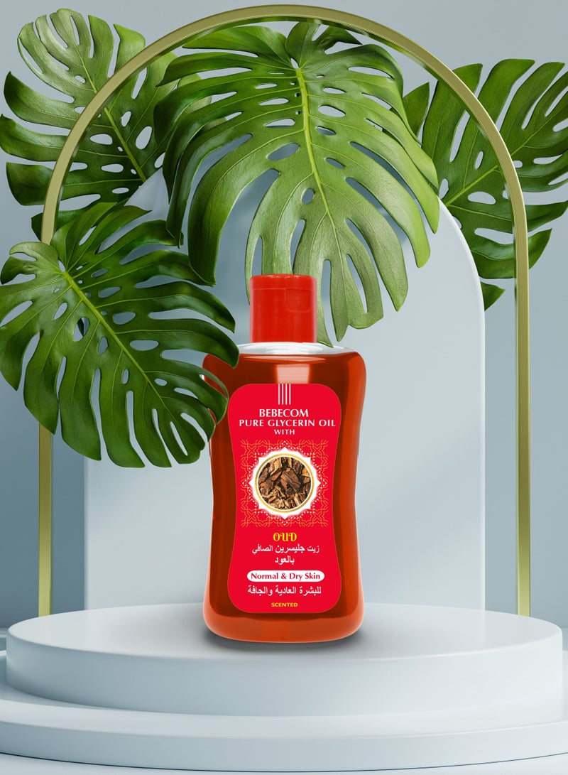 Bebecom بيبيكوم زيت الجلسرين النقي بالعود للبشرة العادية والجافة 100 مل - Image 2