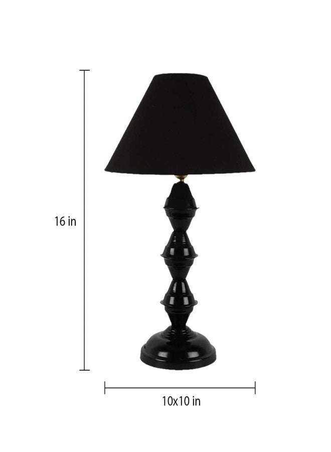 VRCT مصباح طاولة VRCT ذو غطاء أسود وقاعدة سوداء - Image 3