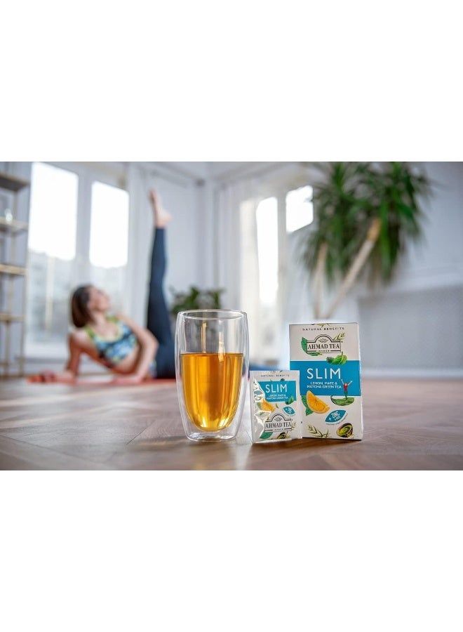 Ahmad Tea Slim Infusion with Matcha, Mint, and Lemon Balm - 20 Tea Bags - Image 5