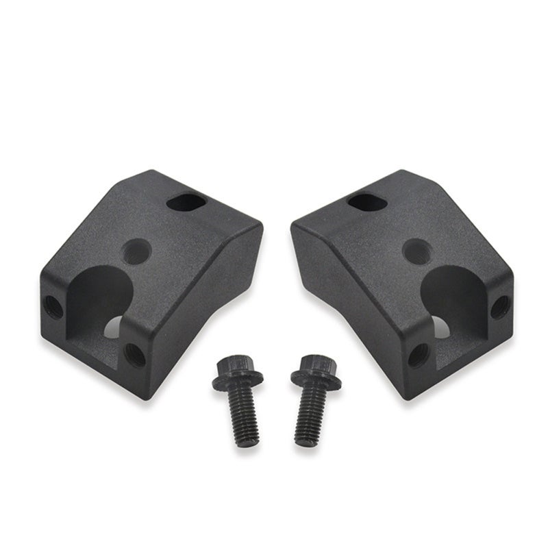 Front Seat Spacers Lift Kit: 1.25inch Black Premium Aluminum Alloy - Durable Wear Corrosion Resistant Front Seat Spacers for Driver Passenger Long Trip Driving Comfort - Image 1