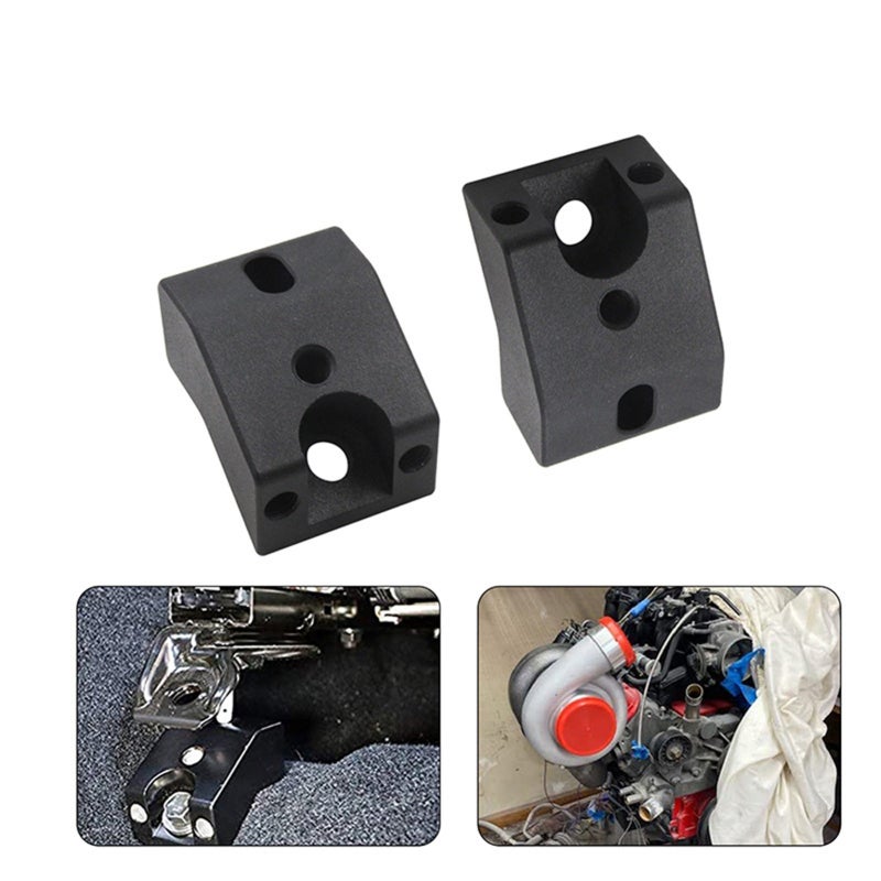 Front Seat Spacers Lift Kit: 1.25inch Black Premium Aluminum Alloy - Durable Wear Corrosion Resistant Front Seat Spacers for Driver Passenger Long Trip Driving Comfort - Image 2
