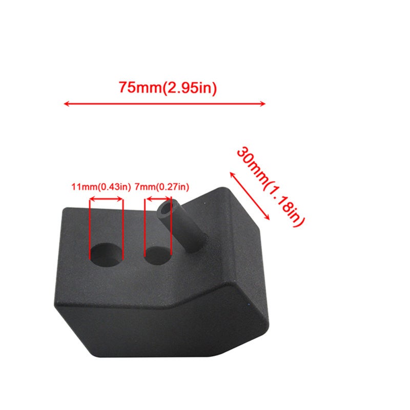 Front Seat Spacers Lift Kit: 1.25inch Black Premium Aluminum Alloy - Durable Wear Corrosion Resistant Front Seat Spacers for Driver Passenger Long Trip Driving Comfort - Image 5